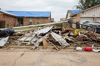 Storm Damaged Home